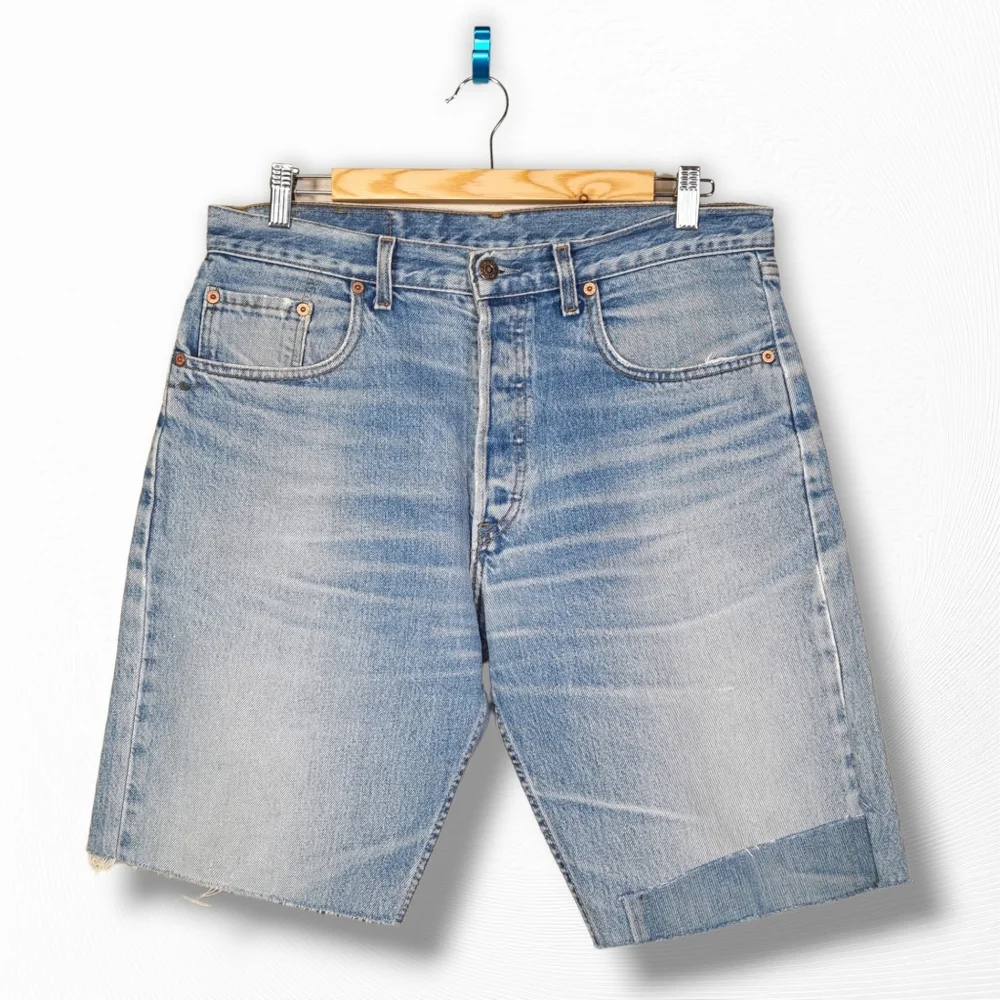 Levi's 615 Cutoff Jean Shorts Men's 34 Waist - Picture 1 of 6